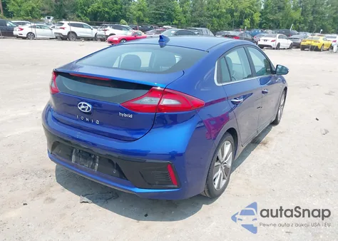 2019 Hyundai Ioniq Hybrid Limited from USA, damaged, VIN KMHC05LC2KU138551
